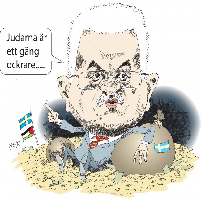 Trots president Abbas antisemitiska åsikter garanterar UD Sveriges lojalitet