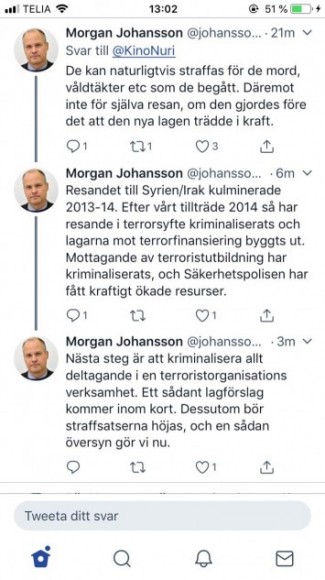 Justitieministern sjösätter "Operation Mörkläggning"