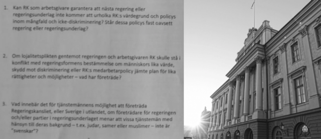 Oro på Utrikesdepartementet: "261-listan" inte färdigbelönade