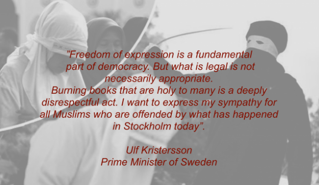 Nordén: Att Sverige upprätthåller yttrandefrihet är inget att be om ursäkt för