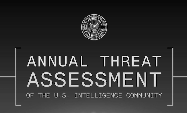 USA:s årliga hotbildsöversikt skiljer sig från Vita Husets beskrivning
