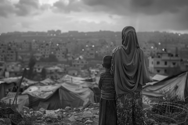 Dyster opinion på Gaza och Västbanken