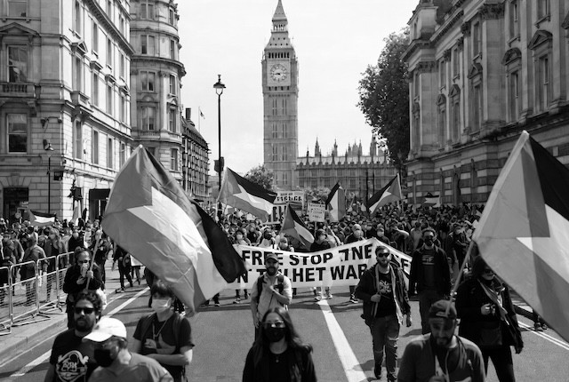 Brittiskt Palestina-nätverk granskas
